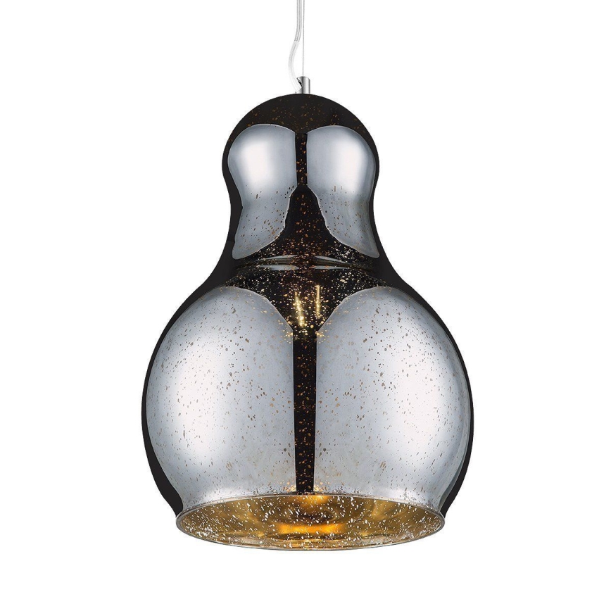 Suspension filaire BELLO 1xE27/60W/230V d. 30 cm chrome