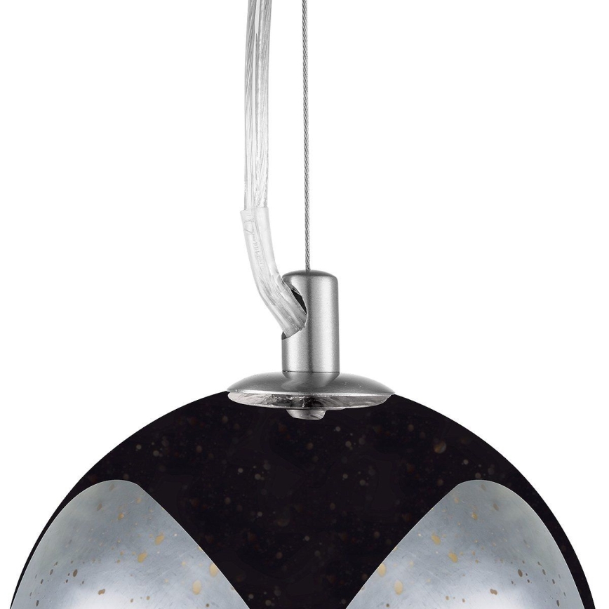 Suspension filaire BELLO 1xE27/60W/230V d. 30 cm chrome