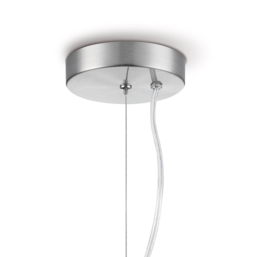 Suspension filaire BELLO 1xE27/60W/230V d. 30 cm chrome