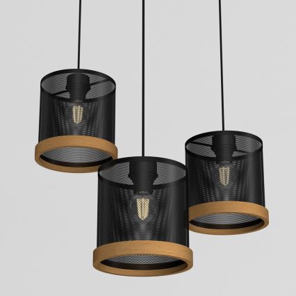 Suspension filaire BERIL 3xE27/60W/230V
