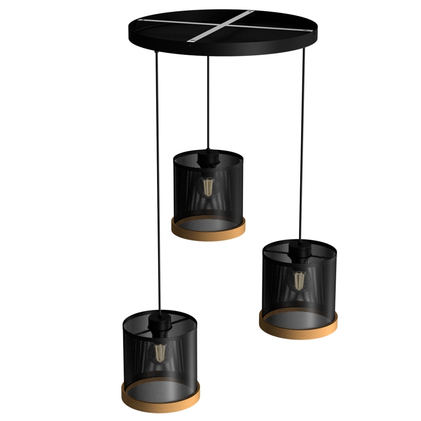 Suspension filaire BERIL 3xE27/60W/230V
