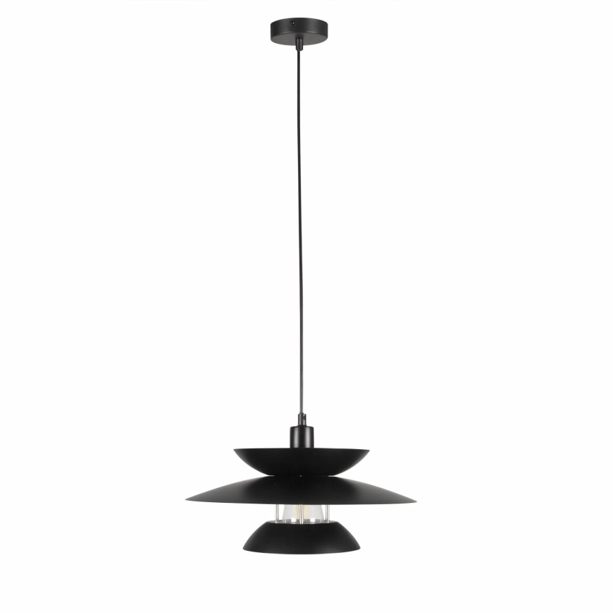 Suspension filaire BERIT 1xE27/20W/230V noir