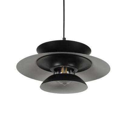 Suspension filaire BERIT 1xE27/20W/230V noir