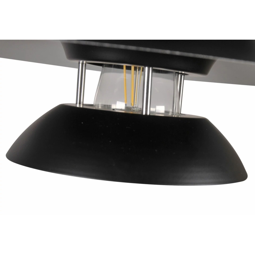 Suspension filaire BERIT 1xE27/20W/230V noir