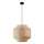 Suspension filaire BERTA 1xE27/20W/230V d. 40 cm bambou