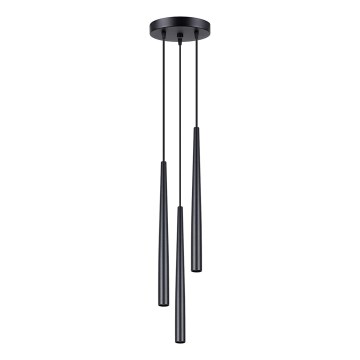 Suspension filaire BLISS 3xG9/8W/230V noir