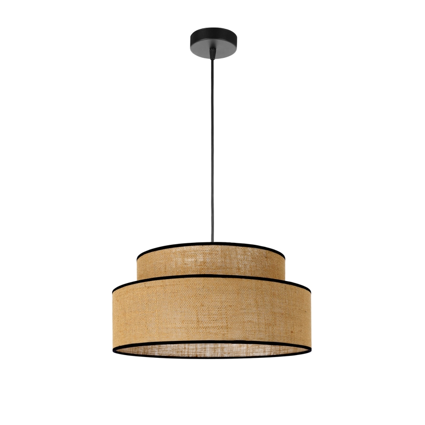 Suspension filaire BOHO 1xE27/60W/230V beige