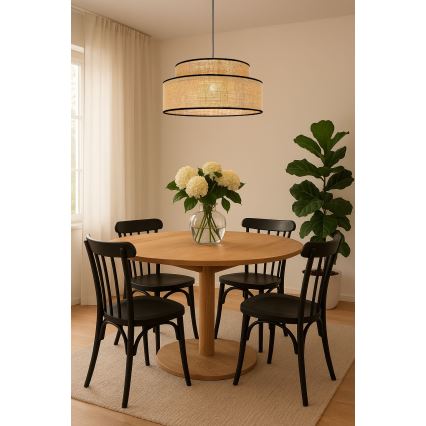 Suspension filaire BOHO 1xE27/60W/230V beige