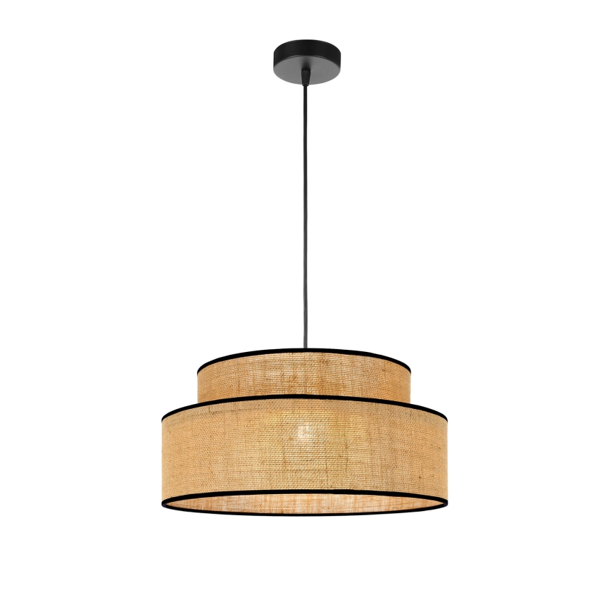 Suspension filaire BOHO 1xE27/60W/230V beige
