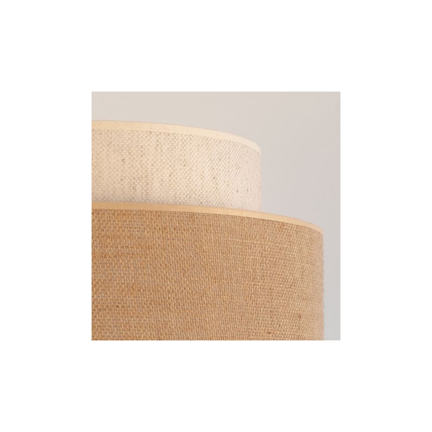 Suspension filaire BOHO 1xE27/60W/230V blanc/beige