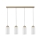 Suspension filaire BOSCO 4xE27/60W/230V Bouleau
