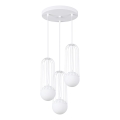 Suspension filaire BRINA 3xG9/8W/230V blanc