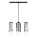 Suspension filaire BRINA 3xG9/8W/230V noir