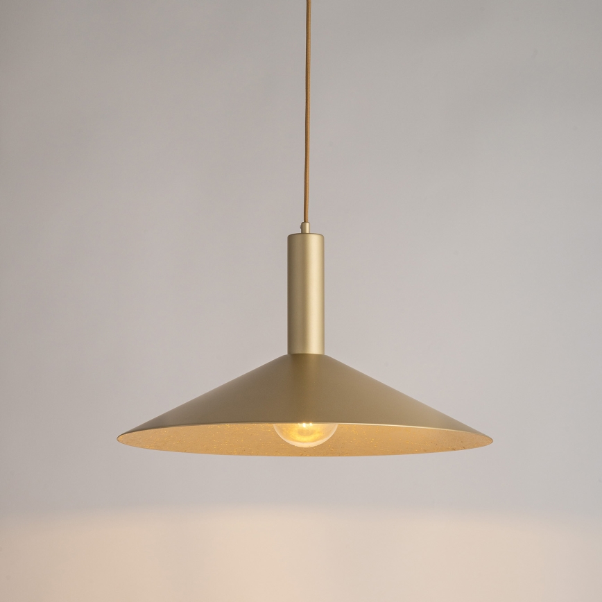 Suspension filaire CAPRI 1xE27/15W/230V d. 50 cm doré