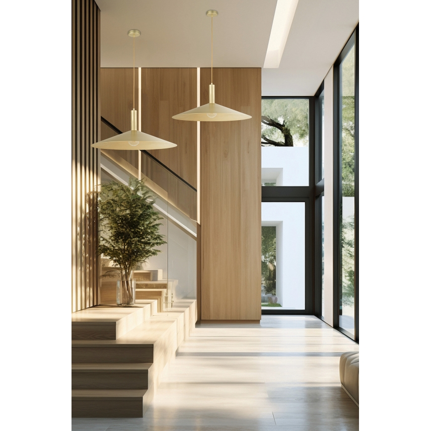 Suspension filaire CAPRI 1xE27/15W/230V d. 70 cm doré