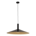 Suspension filaire CAPRI 1xE27/15W/230V d. 70 cm noir/doré