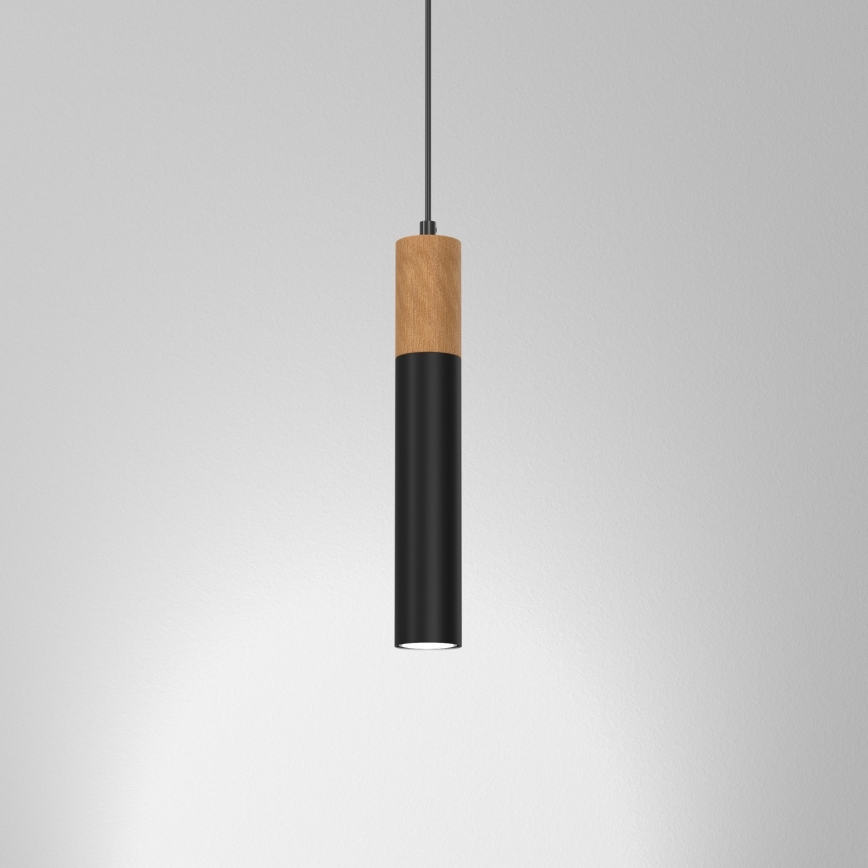 Suspension filaire CASSA 1xGU10/60W/230V noire