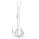 Suspension filaire CEED 1xE27/60W/230V blanc