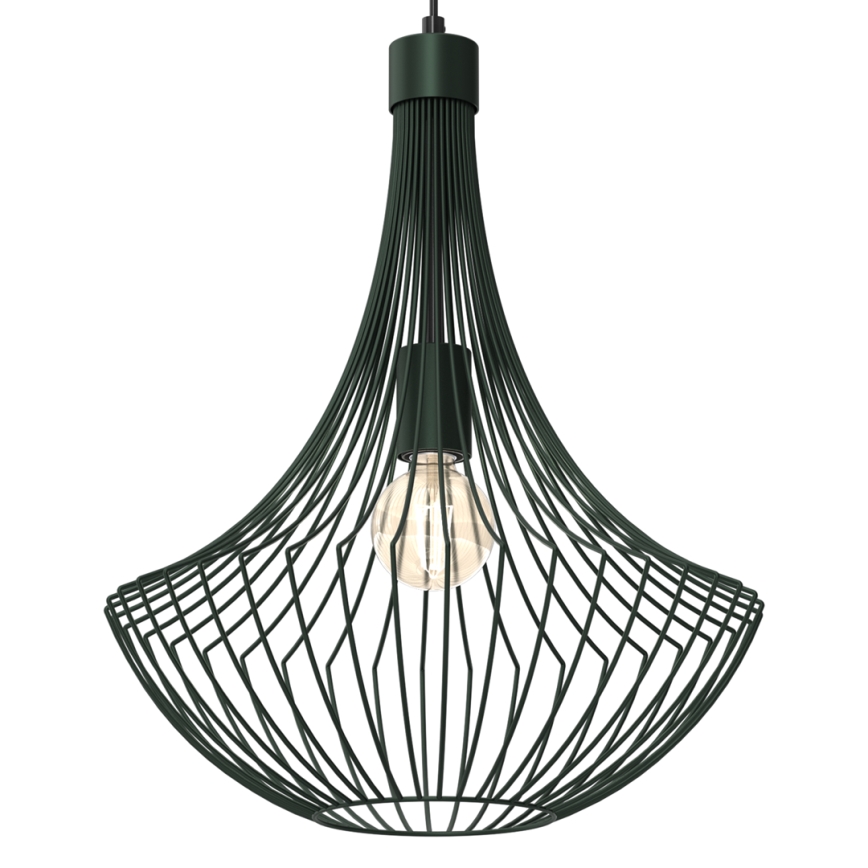 Suspension filaire CESTA 1xE27/60W/230V vert