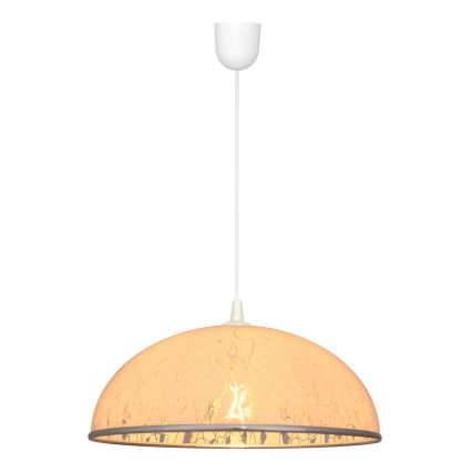 Suspension filaire CIRCLE 1xE27/15W/230V blanche