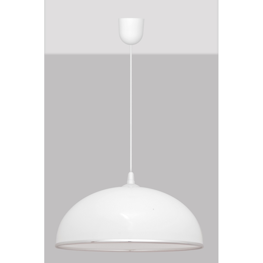 Suspension filaire CIRCLE 1xE27/15W/230V blanche