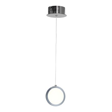 Suspension filaire CIRCOLO LED/7W/230V chrome brillant