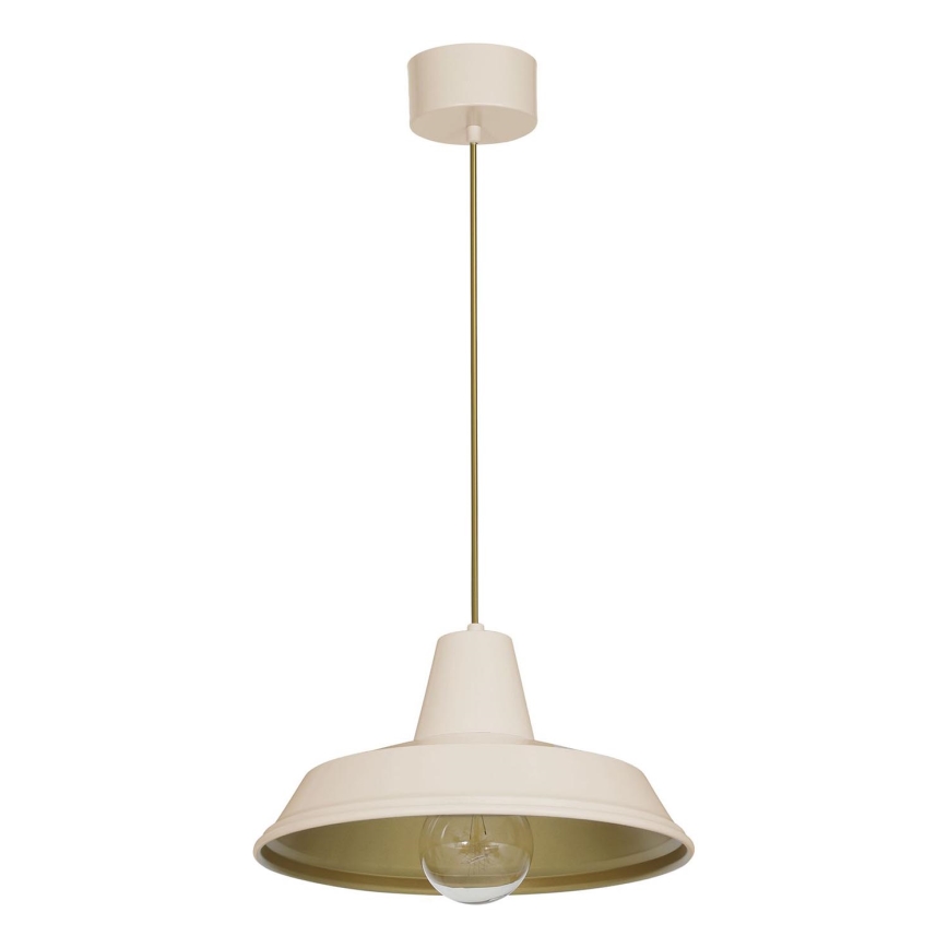 Suspension filaire CLASS 1xE27/15W/230V beige