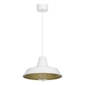 Suspension filaire CLASS 1xE27/15W/230V blanc