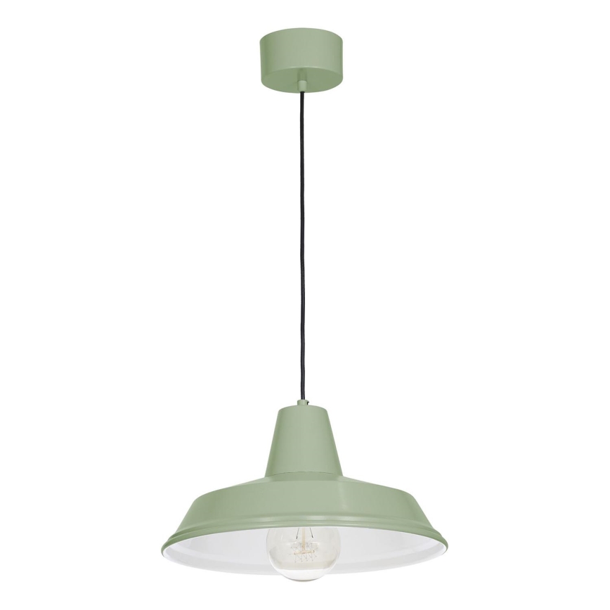Suspension filaire CLASS 1xE27/15W/230V vert