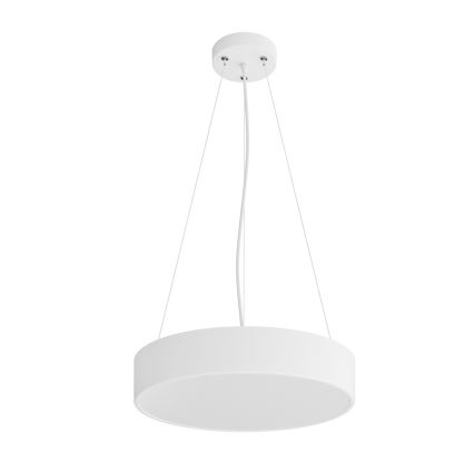 Suspension filaire CLEO 3xE27/24W/230V d. 40 cm blanc