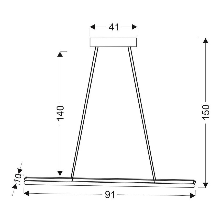 Suspension filaire COCONUT LED/28W/230V
