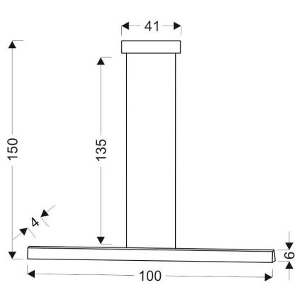 Suspension filaire COCONUT LED/28W/230V