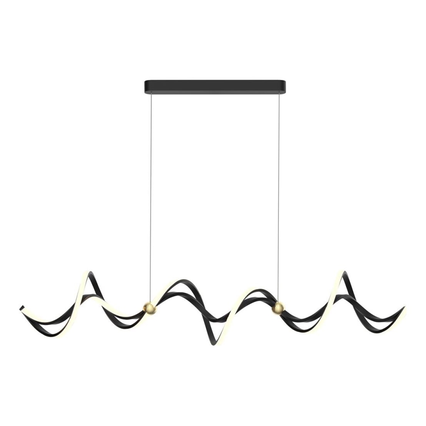 Suspension filaire COLIA LED/55W/230V noir/doré