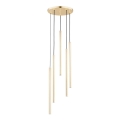 Suspension filaire COLLET 5xG9/40W/230V d. 30 cm doré