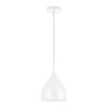 Suspension filaire COMO 1xE27/60W/230V d. 17 cm blanc