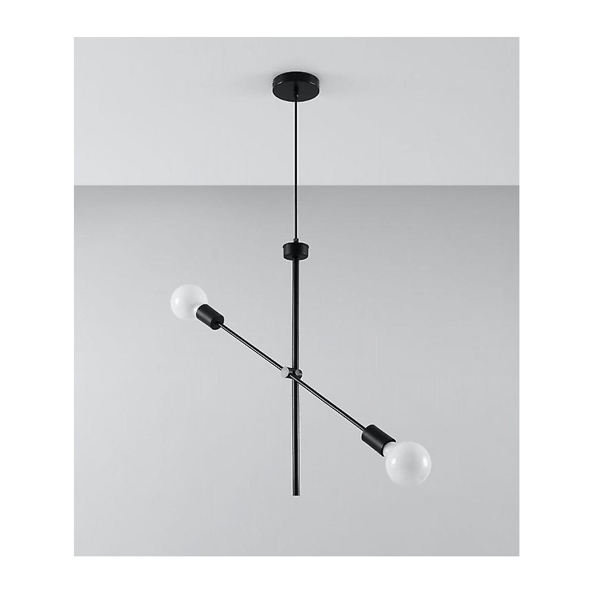 Suspension filaire CONCEPT 2xE27/60W/230V