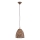 Suspension filaire CONGO 1xE27/15W/230V marron