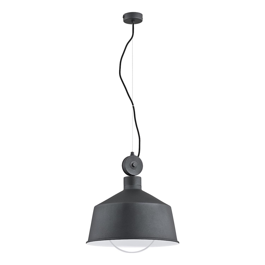 Suspension filaire CORA 1xE27/15W/230V gris