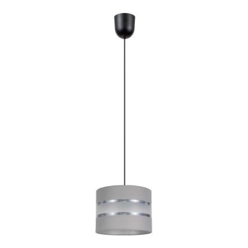 Suspension filaire CORAL 1xE27/60W/230V d. 20 cm gris