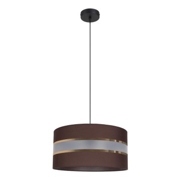 Suspension filaire CORAL 1xE27/60W/230V d. 40 cm marron