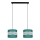Suspension filaire CORAL 2xE27/60W/230V vert
