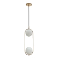 Suspension filaire CORDEL 2xG9/28W/230V doré
