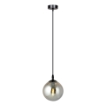 Suspension filaire COSMO 1xE14/10W/230V d. 14 cm noir/gris