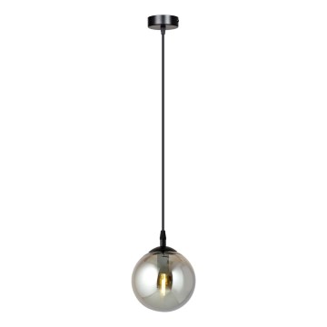 Suspension filaire COSMO 1xE14/10W/230V d. 14 cm noir/gris