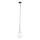 Suspension filaire DAISY 1xG9/12W/230V d. 14 cm chrome brillant/noir/blanc
