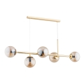 Suspension filaire DANSA 5xE14/10W/230V dorée