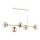 Suspension filaire DANSA 5xE14/10W/230V dorée
