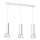 Suspension filaire DANTE 3xGU10/25W/230V blanche/chrome brillant