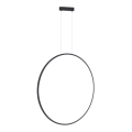 Suspension filaire de salle de bain SATURNO LED/46W/230V d. 80 cm IP44 anthracite