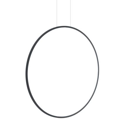 Suspension filaire de salle de bain SATURNO LED/46W/230V d. 80 cm IP44 anthracite